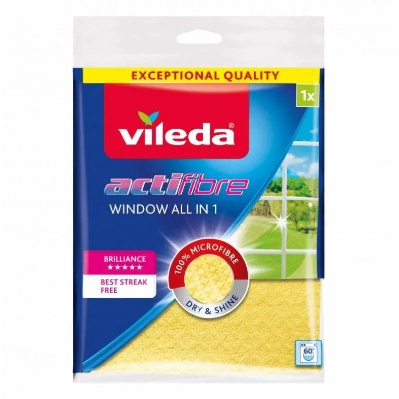 Šluostė VILEDA Actifibre, geltonos spalvos, 1 vnt.