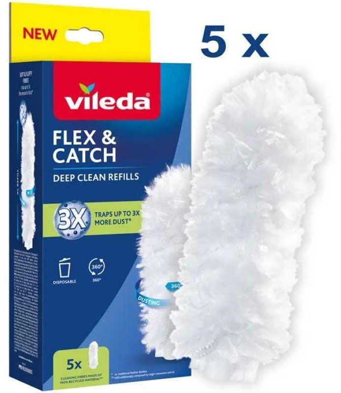 Vileda Flex&Catch semtuvėlių papildymai, 5 vnt.
