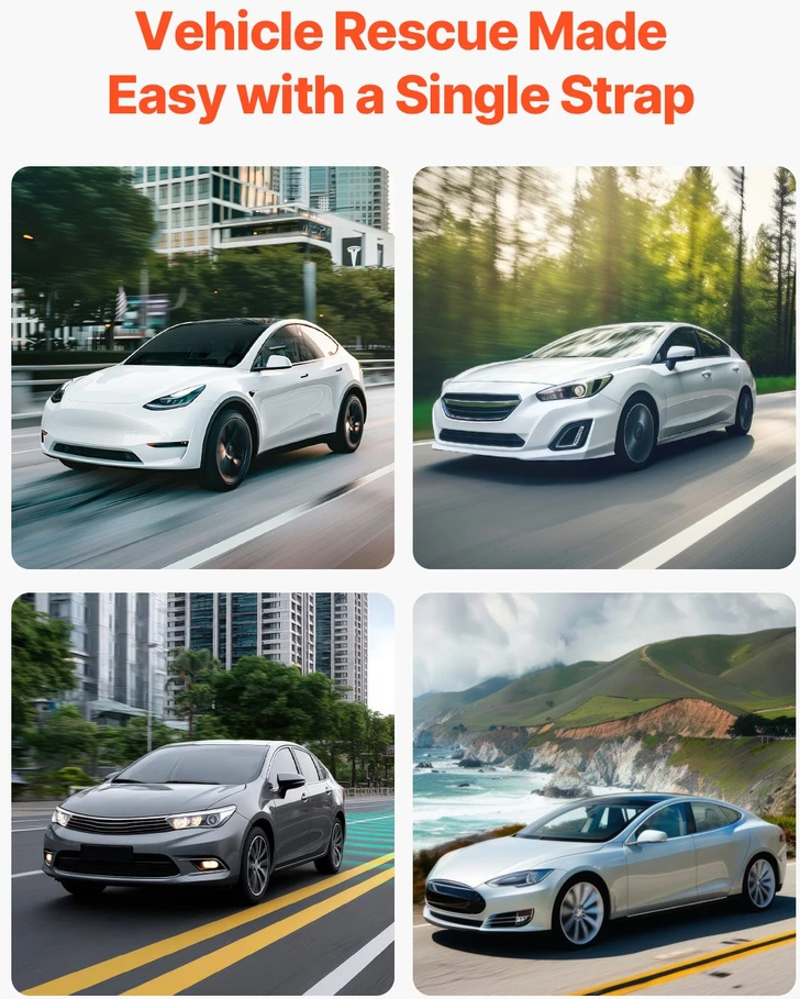 VEVOR Automobilio vilkimo lynas su kabliais