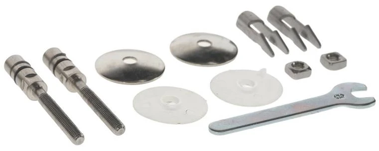 Villeroy & Boch fiksuotų chromuotų vyrių rinkinys