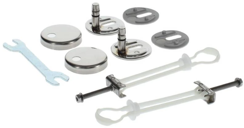 Villeroy & Boch fiksuotų vyrių komplektas chromas
