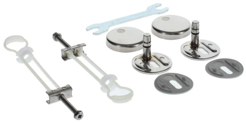 Villeroy & Boch fiksuotų vyrių komplektas chromas