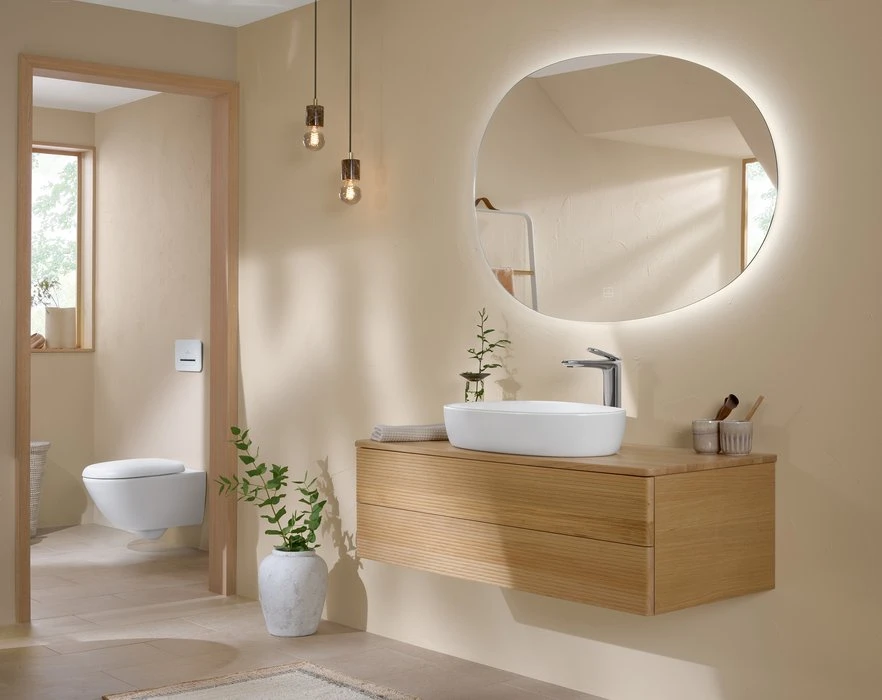 Villeroy & Boch VILLEROY&BOCH Antao Baltas Alpin, dangtis baltas su lėtu nusileidimu