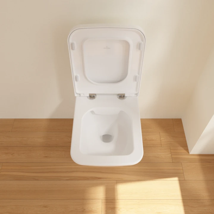 Villeroy & Boch Pakabinamo klozeto dangtis Villeroy ampBoch 9M88S1R1, su ,,Soft Close technologija