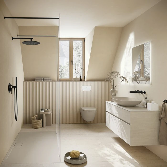 Villeroy & Boch VILLEROY&BOCH Subway 2.0, dangtis Almond su lėtu nusileidimu