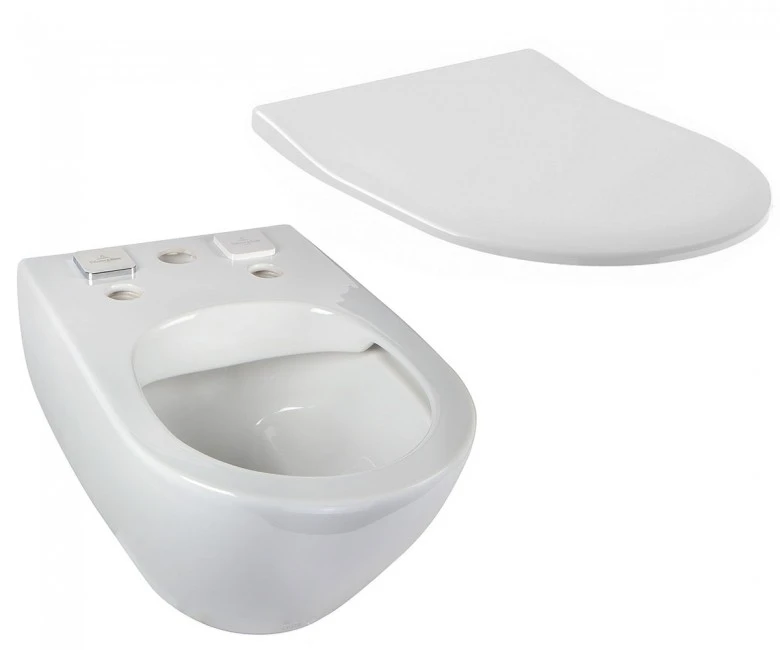 Villeroy & Boch WC sėdynė su Softclose dangčiu Villeroy&Boch 9M78S101
