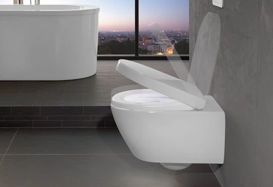 Villeroy & Boch Subway 3.0 sėdynė su dangčiu QR/SC, balta