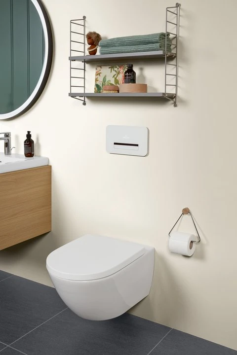 Villeroy & Boch Subway 3.0 sėdynė su dangčiu QR/SC, balta