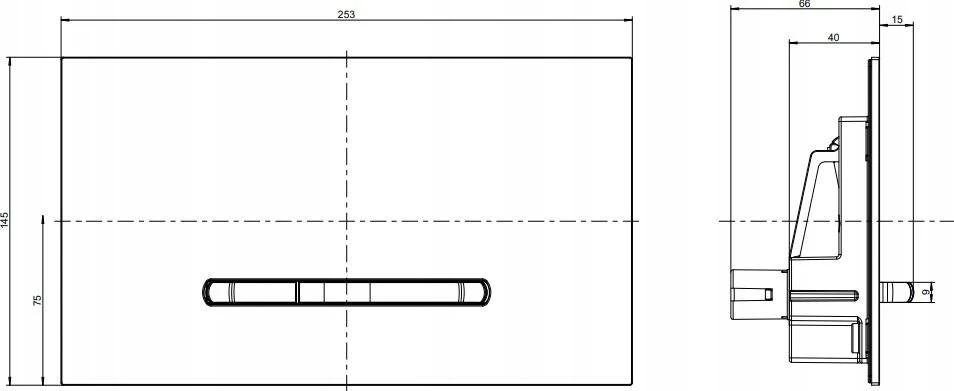 Villeroy & Boch WC mygtukas Villeroy&Boch 300 baltas 92216168