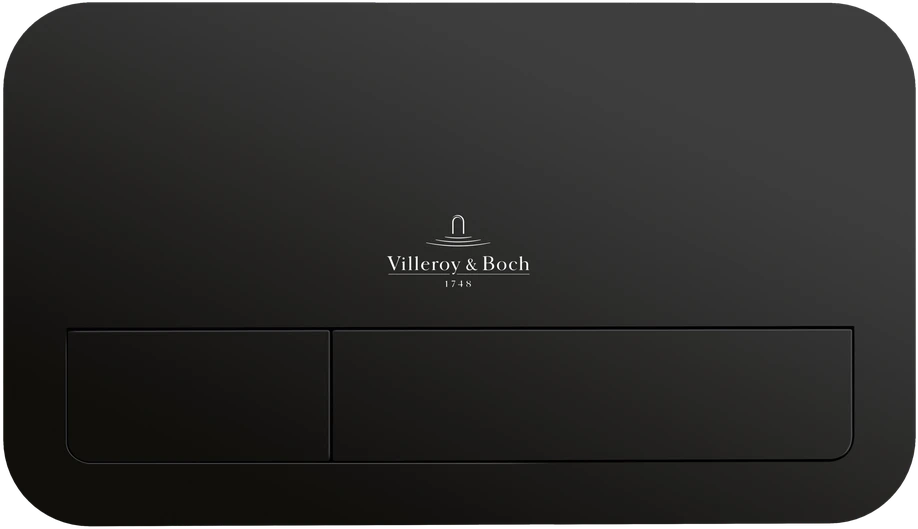 Villeroy & Boch WC mygtukai Villeroy&Boch 922490AN matinis juodas