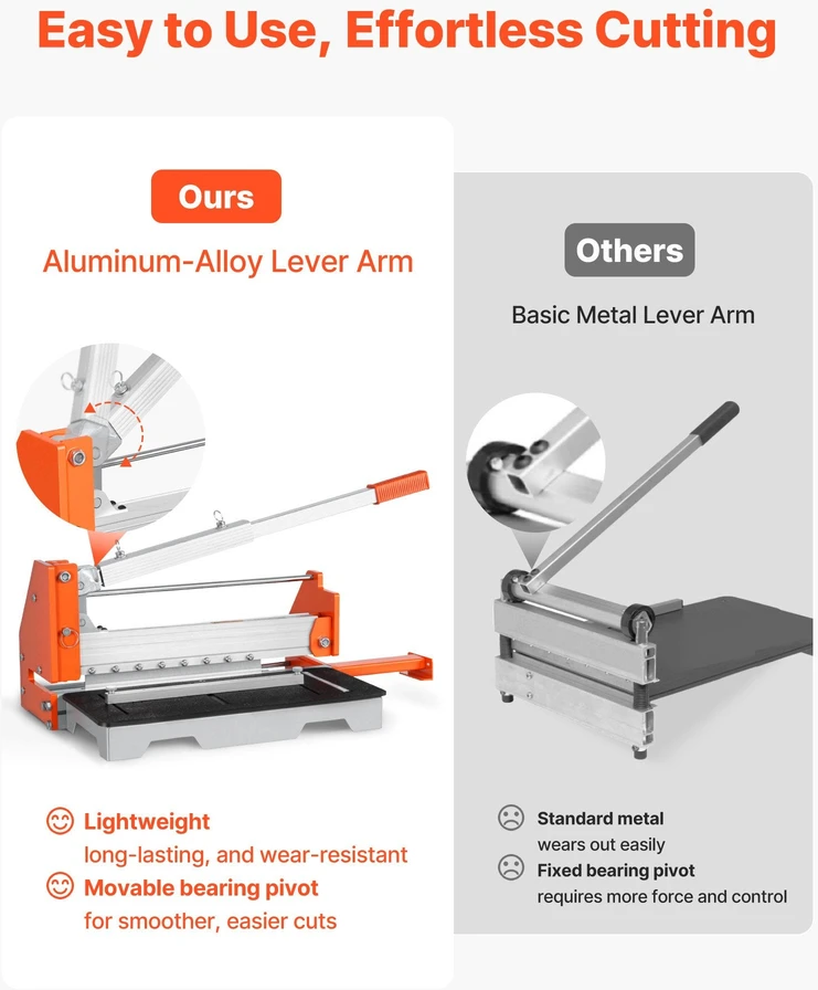 VEVOR Vinilo grindų pjaustyklė, 16mm laminatas