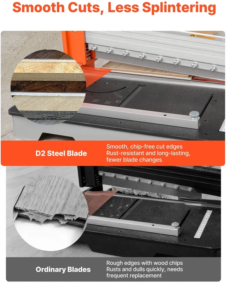 VEVOR Vinilo grindų pjaustyklė, 16mm laminatas