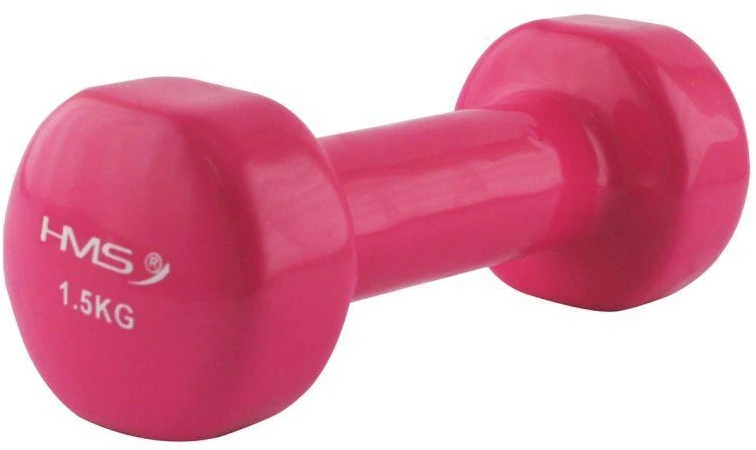 Hantelis dengtas vinilu 1 5kg