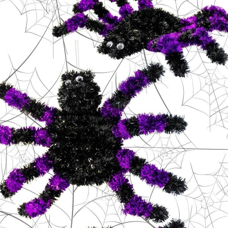 Christmas Decoration dekoratyvinė violetinė Helovino voras
