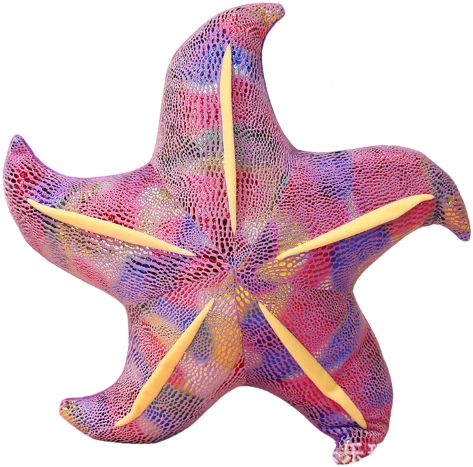 Lean Toys Pliušinis žaislas/pagalvė - violetinė jūrų žvaigždė, 20 cm aprašymas - Prekės nuotrauka