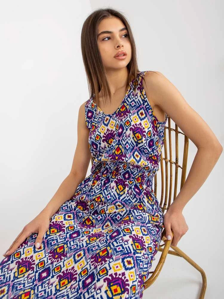 Violetinė suknelė
