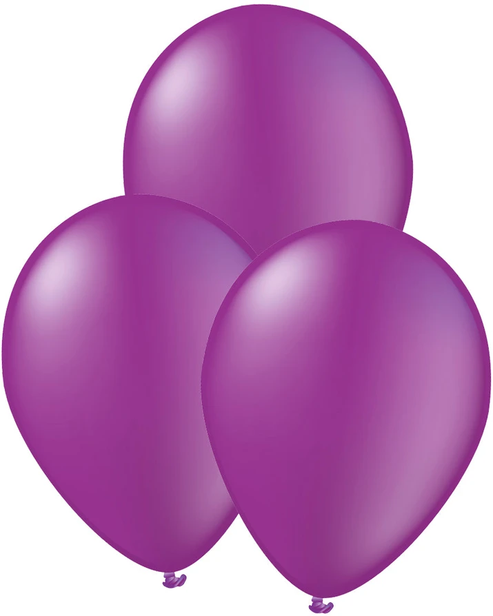 Violetiniai balionai – Vakarėlio dekoracija