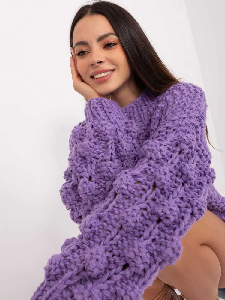 Violetinis megztinis