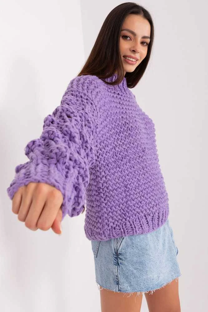 Violetinis megztinis