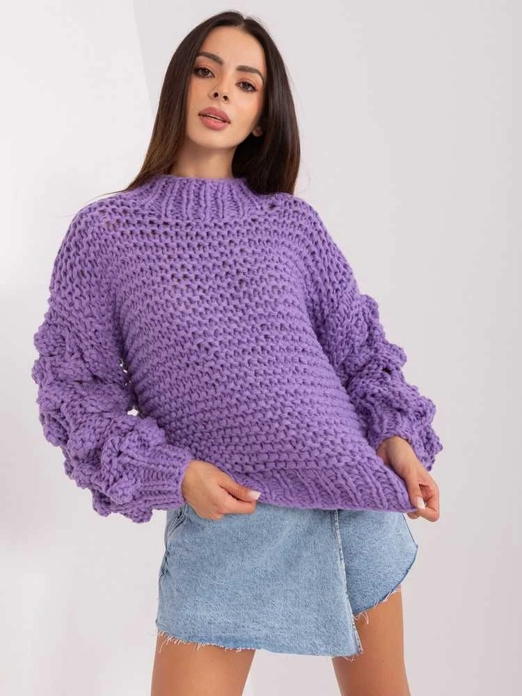 Violetinis megztinis