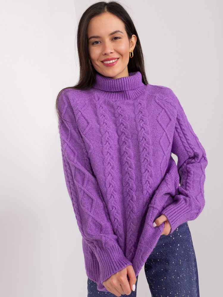 Violetinis megztinis