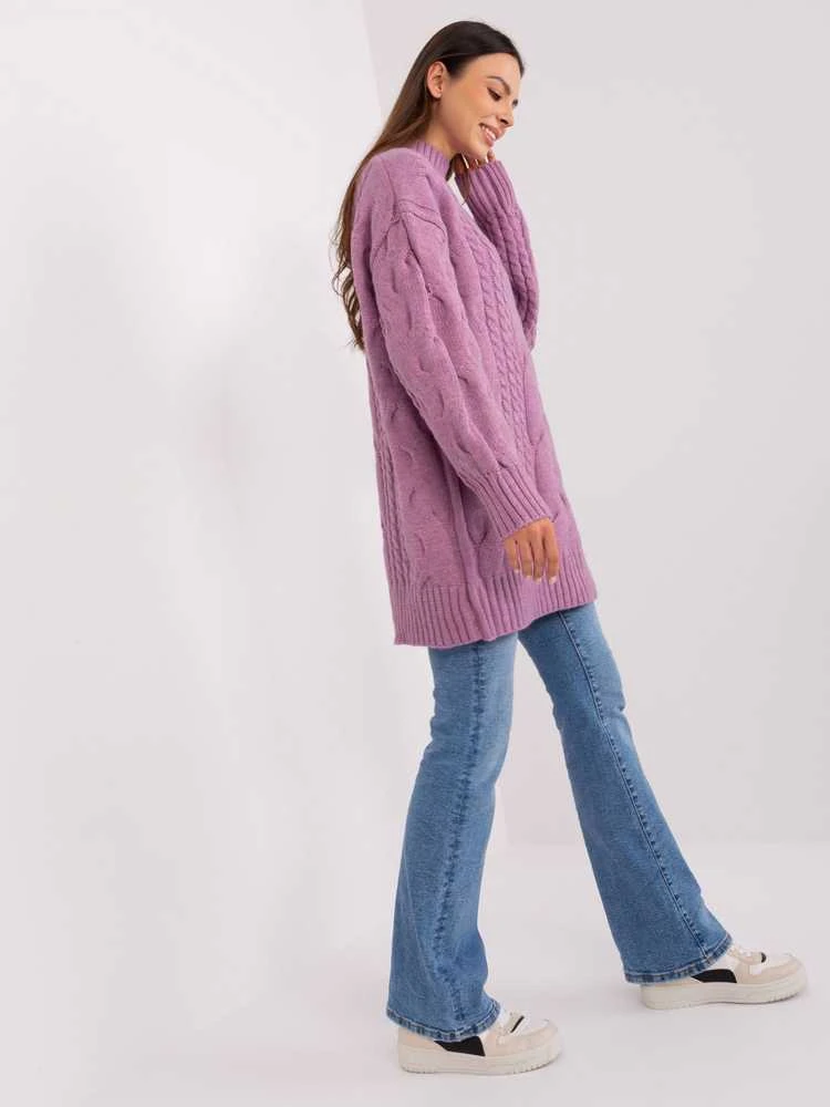 Violetinis megztinis