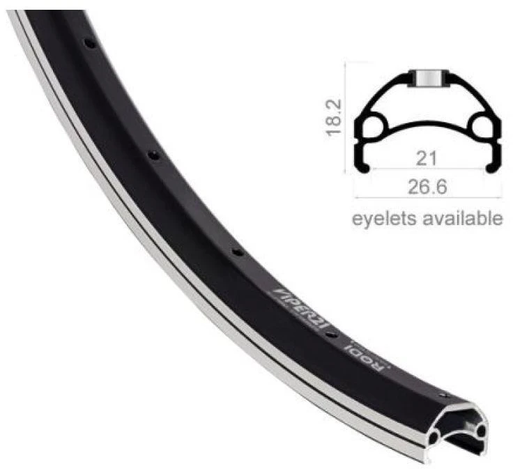 VIPER ratlankis 26'' 559x21 juodas 36 skylutės