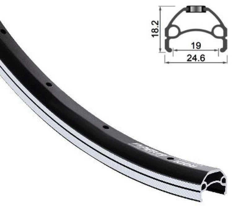 VIPER ratlankis 28'' 622x19 juodas 32 skylutės