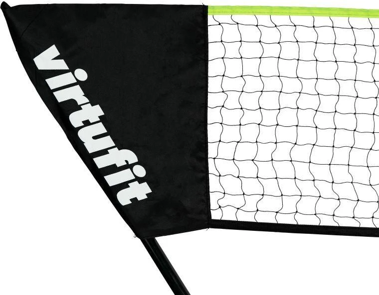 VIRTUFIT 2 VIENAME NEŠIOJAMAS BADMINTONO IR TENISO RINKINYS - SU DĖKLU IR RAKETĖMIS