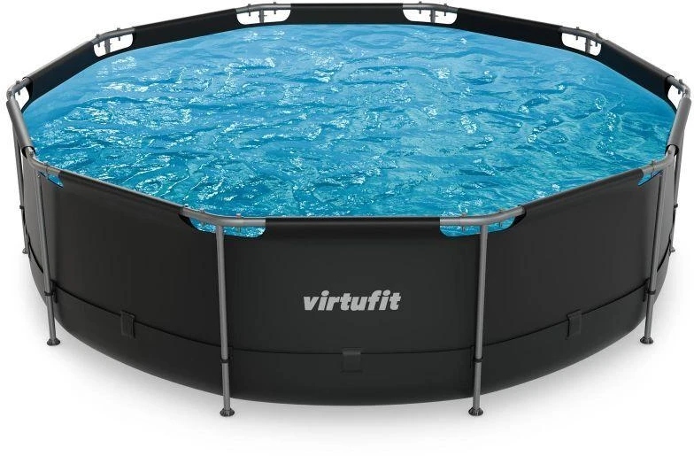 VIRTUFIT APVALUS BASEINAS 366 CM SU FILTRO SIURBLIU