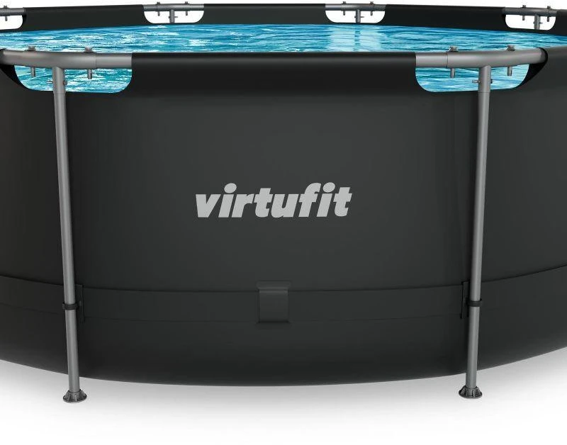 VIRTUFIT APVALUS BASEINAS 366 CM SU FILTRO SIURBLIU