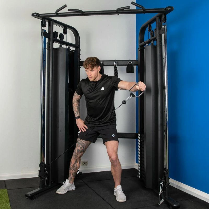 Monroe VIRTUFIT CC100 KRYŽMINIAI TROSai - DVIREGULIUOJAMAS SKRIEMULYS - FUNKCINIS TRENIRUOKLIS