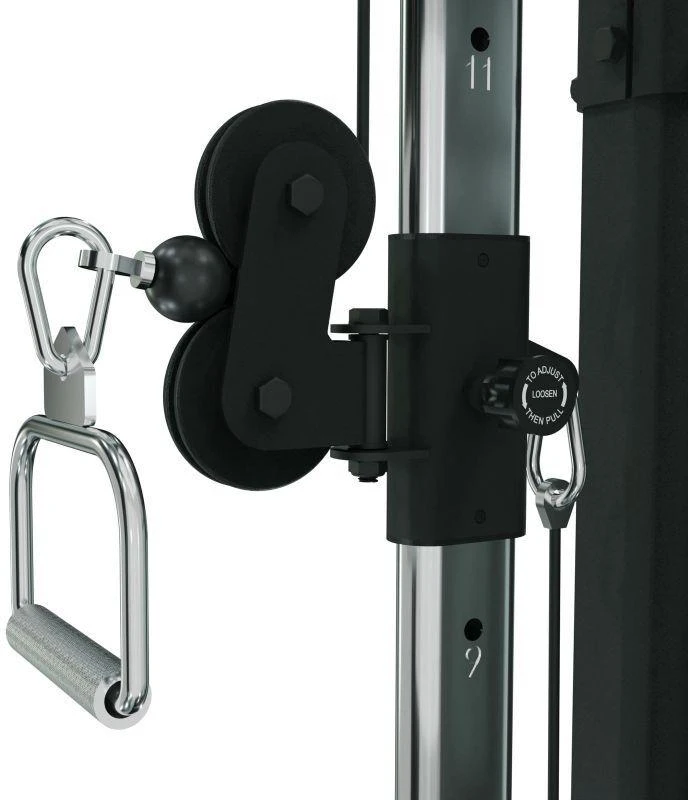 Monroe VIRTUFIT CC100 KRYŽMINIAI TROSai - DVIREGULIUOJAMAS SKRIEMULYS - FUNKCINIS TRENIRUOKLIS