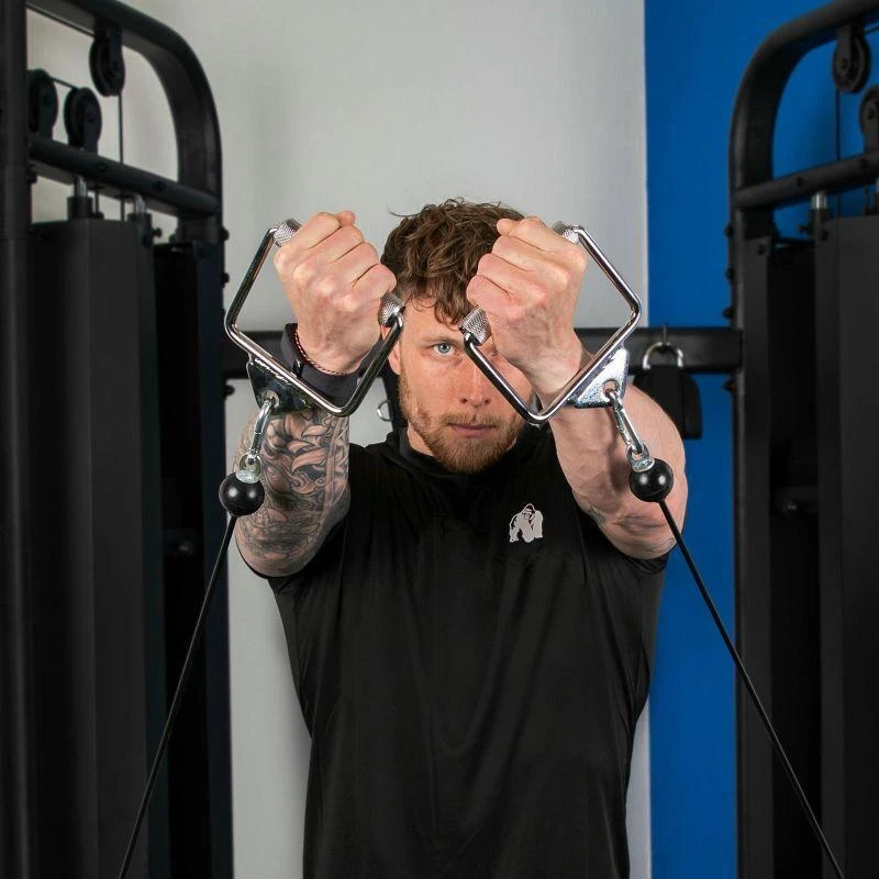 Monroe VIRTUFIT CC100 KRYŽMINIAI TROSai - DVIREGULIUOJAMAS SKRIEMULYS - FUNKCINIS TRENIRUOKLIS