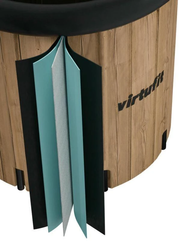 VIRTUFIT LEDO VONIA XXL - 375 LITRŲ - MEDIENOS IMITACIJA - SU PRIEDAIS