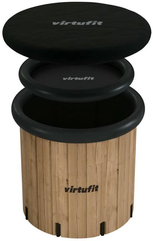 VIRTUFIT LEDO VONIA XXL - 375 LITRŲ - MEDIENOS IMITACIJA - SU PRIEDAIS