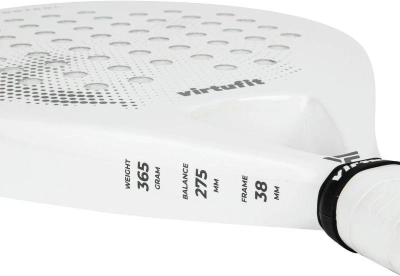 VIRTUFIT PADELIO KONTROLĖS RAKETĖ - BALTA IR JUODA