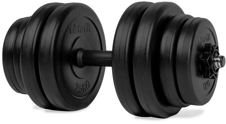 VIRTUFIT REGULIUOJAMASIS HANTELIS – SU VINILO DANGŲ – 15 KG