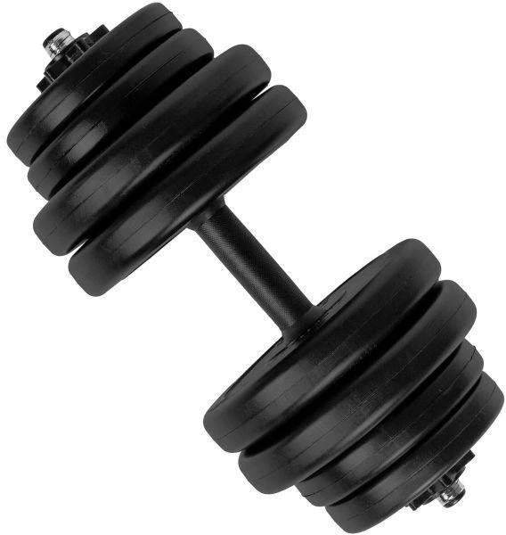 VIRTUFIT REGULIUOJAMASIS HANTELIS – SU VINILO DANGŲ – 15 KG