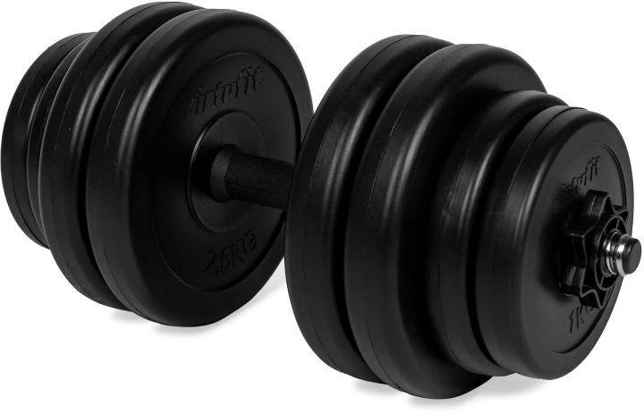 VIRTUFIT REGULIUOJAMASIS HANTELIS – SU VINILO DANGŲ – 15 KG