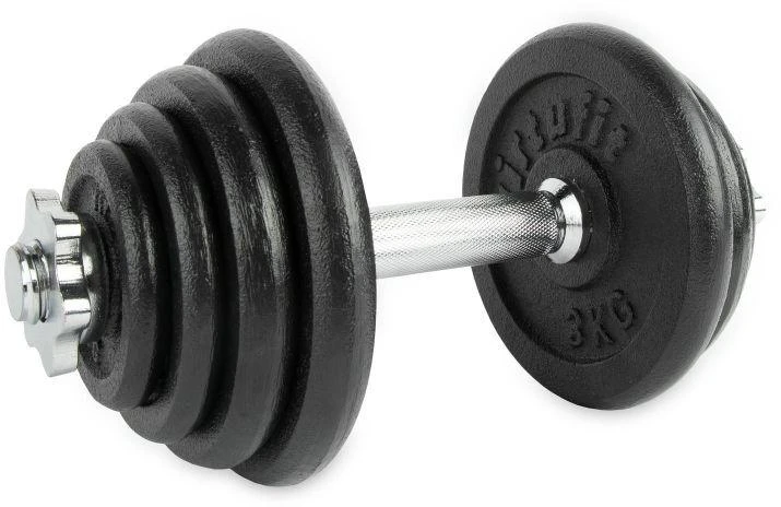 VIRTUFIT REGULIUOJAMŲ PRO HANTELIŲ RINKINYS - ŠTANGOS RINKINYS - KETAUS - 1 X 15 KG