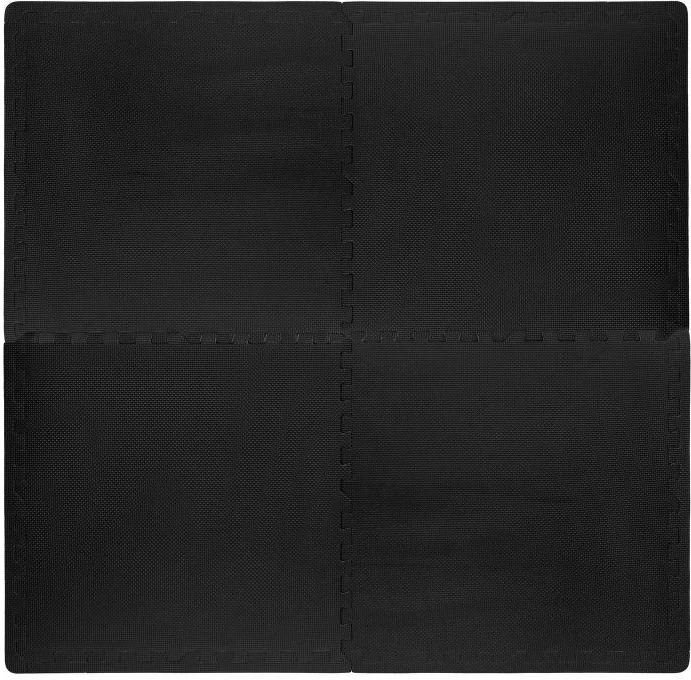 VIRTUFIT sportinis dėlionės kilimėlis 120x120 cm, juodas