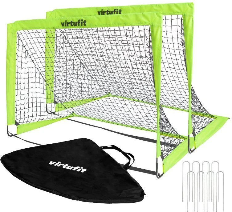 Xqmax VIRTUFIT SULANKSTOMAS FUTBOLO VARTŲ RINKINYS - FUTBOLO VARTAI - 120 X 90 CM