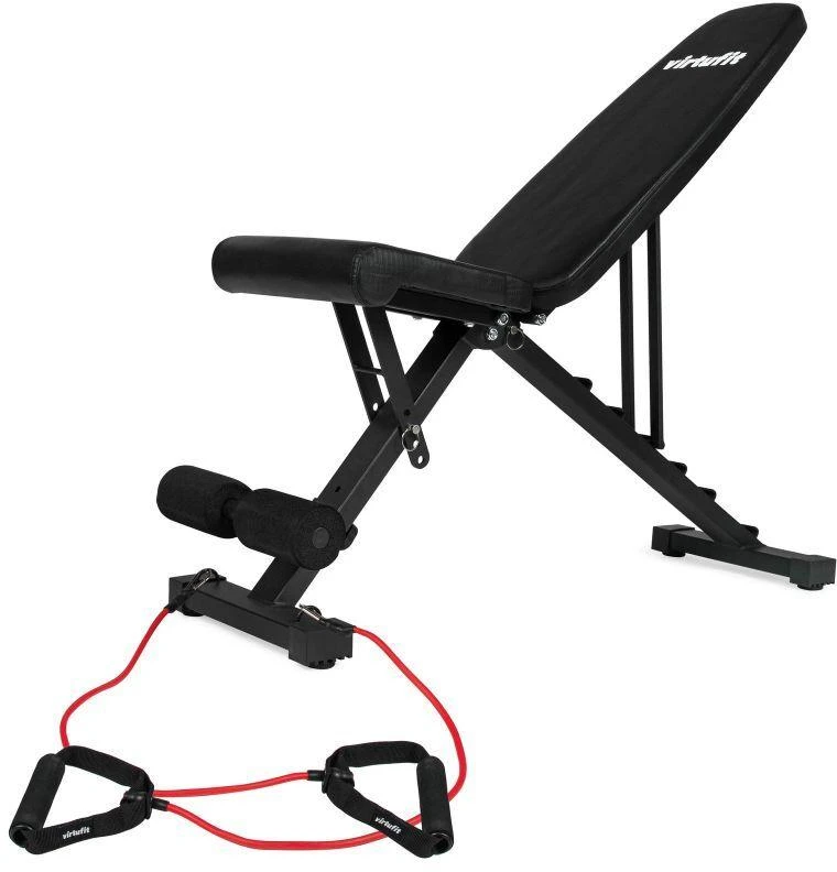 VIRTUFIT sulankstomas reguliuojamas treniruočių suoliukas FB100