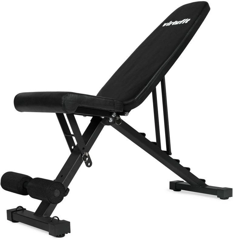VIRTUFIT sulankstomas reguliuojamas treniruočių suoliukas FB100