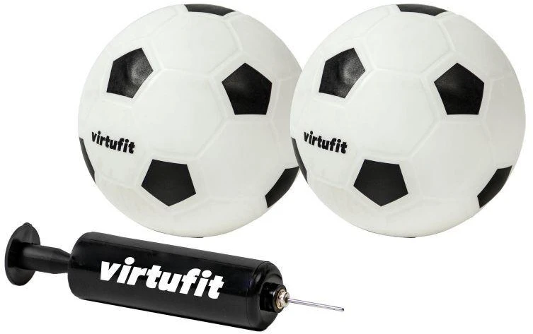 VIRTUFIT VAIKIŠKŲ FUTBOLO VARTŲ KOMPLEKTAS SU 2 KAMUOLIAIS IR POMPA - FUTBOLO VARTAI - 92