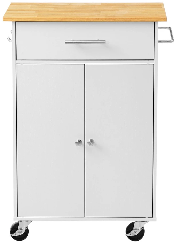 Virtuvės salelė-vežimėlis VEVOR SS-SHX-01, 631 mm pločio