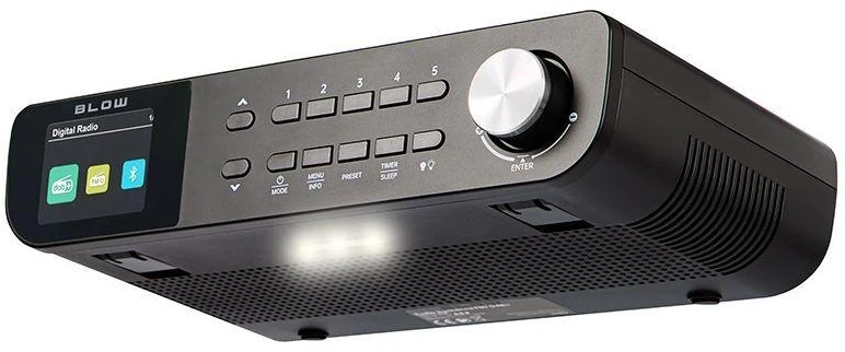 FM/DAB+ BLOW RK1 virtuvės radijas juodas