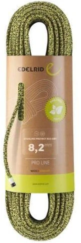 Virvė EDELRID Starling Protect Eco Dry 8.2mm 70m, geltona-naktinė