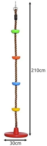 Kruzzel 25367 Rope Climbing Swing